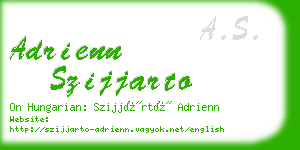 adrienn szijjarto business card